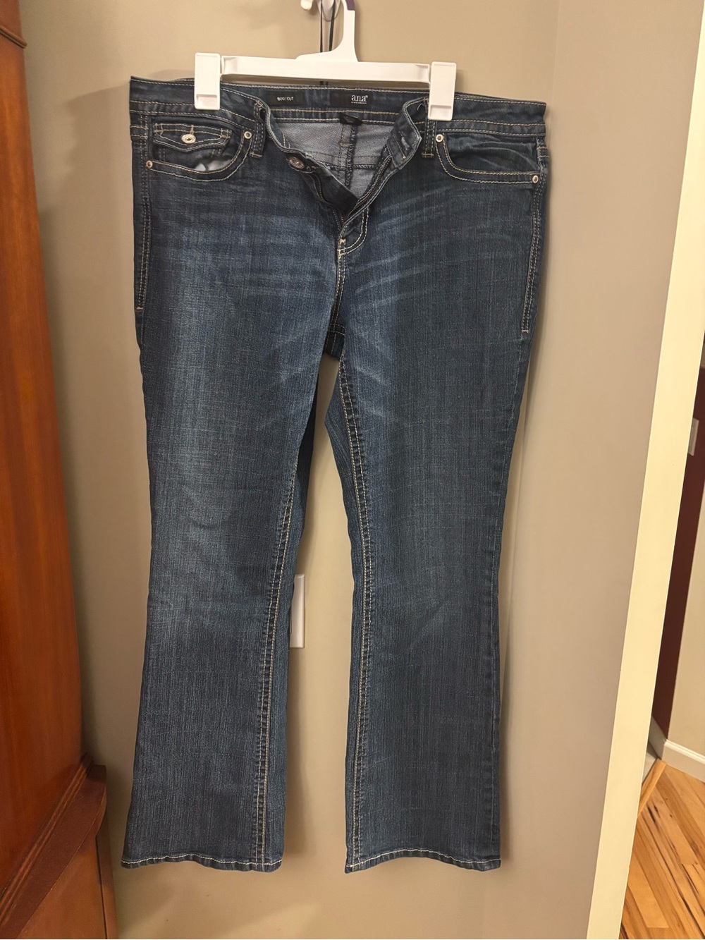 a.n.a Dark Blue boot cut Jeans